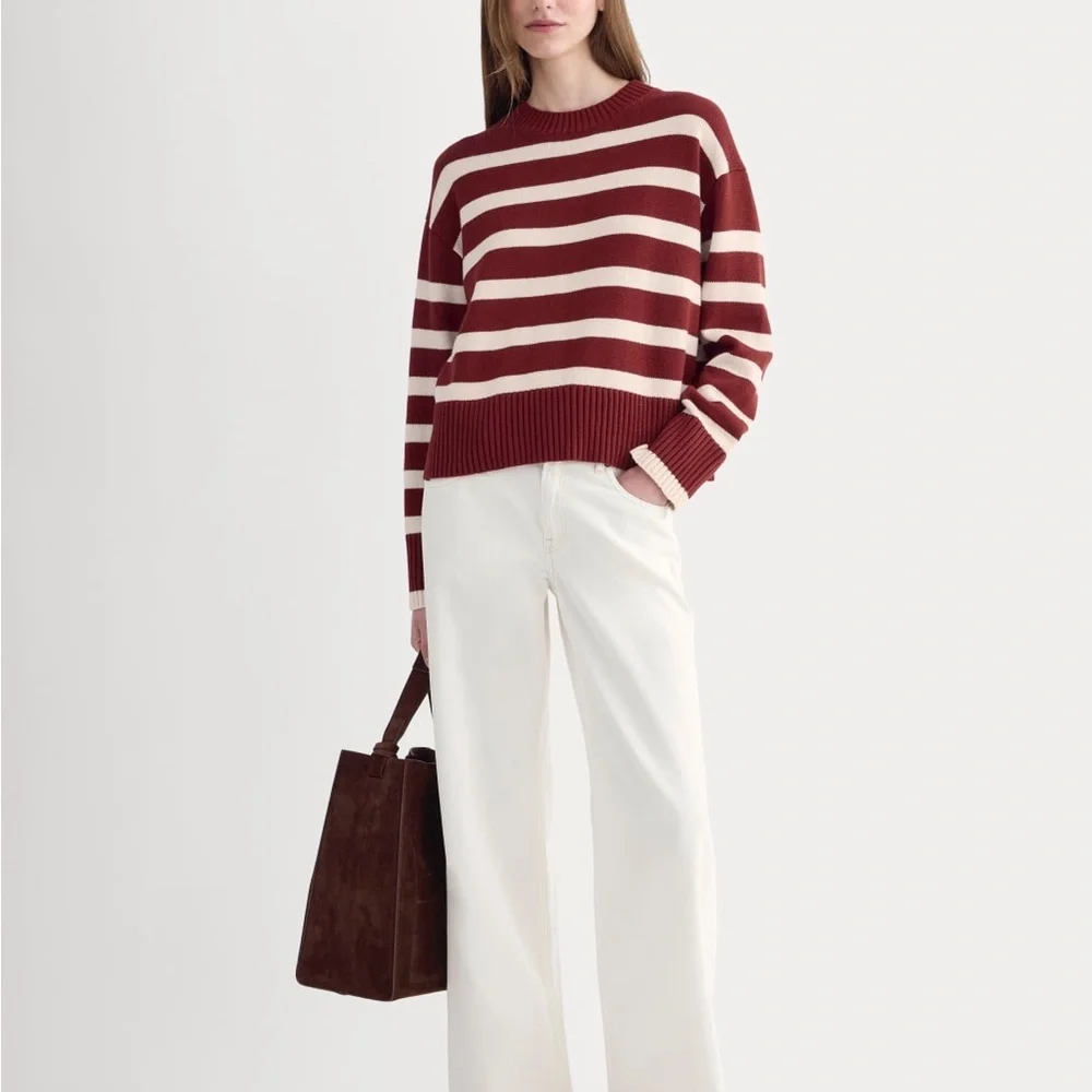 Everlane THE BOXY SWEATER IN EVERYDAY COTTON - Picture 4 of 8